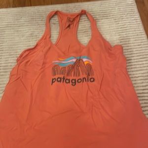 Orange Patagonia tank size medium